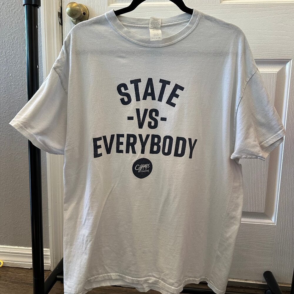 State Vs Everybody Penn State Shirt Size XL 100% Cotton